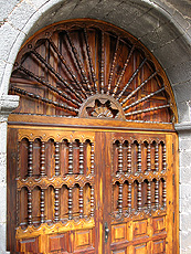 Traditionelle Haustür in La Orotava