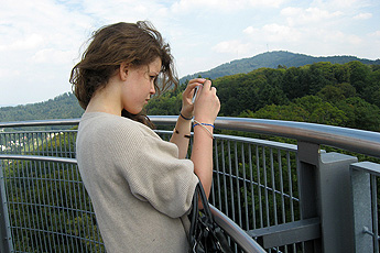 On top of the Freiburg Schlossberg tower On top of the Freiburg Schlossberg tower
