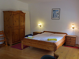 Das große Zimmer - mit Doppelbett